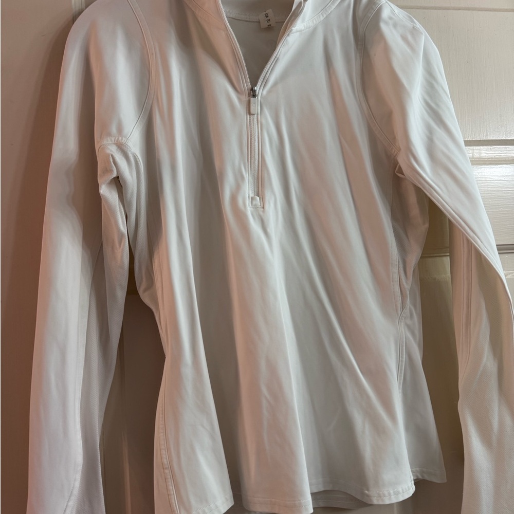 lululemon athletica White Quarter-Zip Sweatshirt